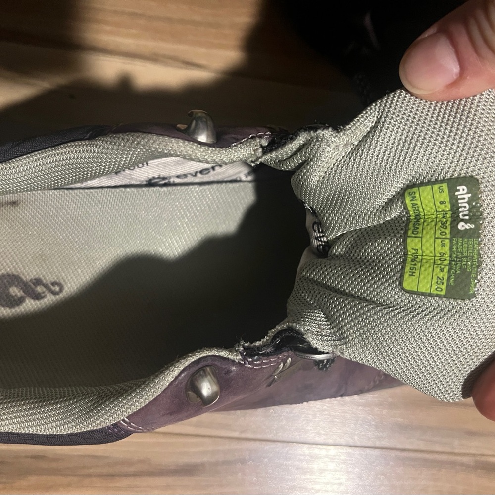 Ahnu Plum and Charcoal Trail Shoes - Picture 4 of 4